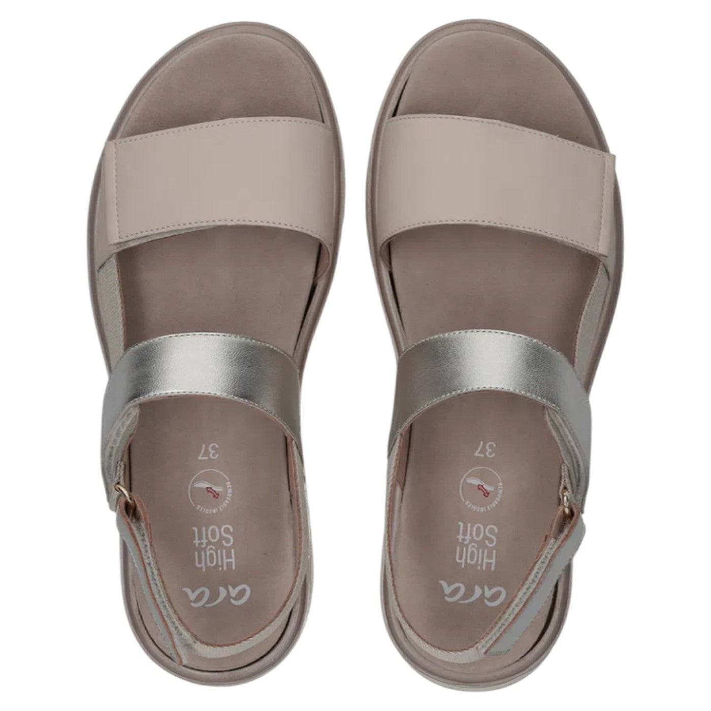 Lucca Flade sandaler, kvinder, silver