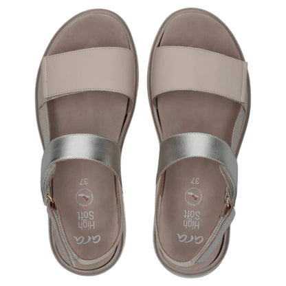 Lucca Flade sandaler, kvinder, silver