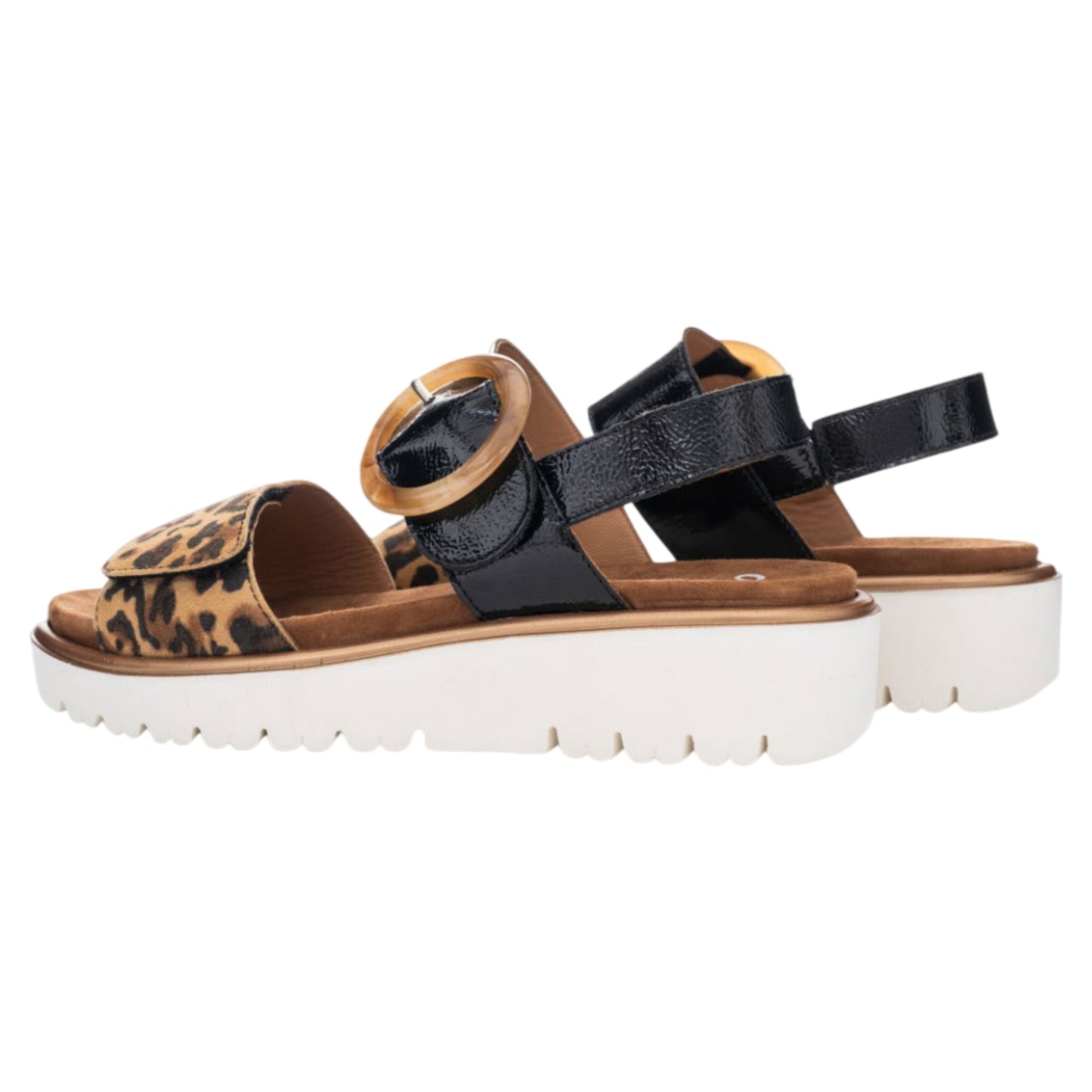 Bilbao flade sandaler, kvinder, sort / leo