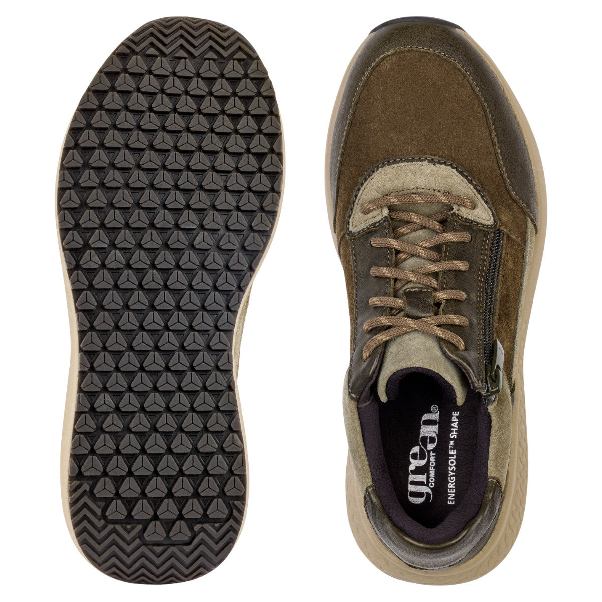 ZIGGA ZONA Sneakers, kvinder, oliven