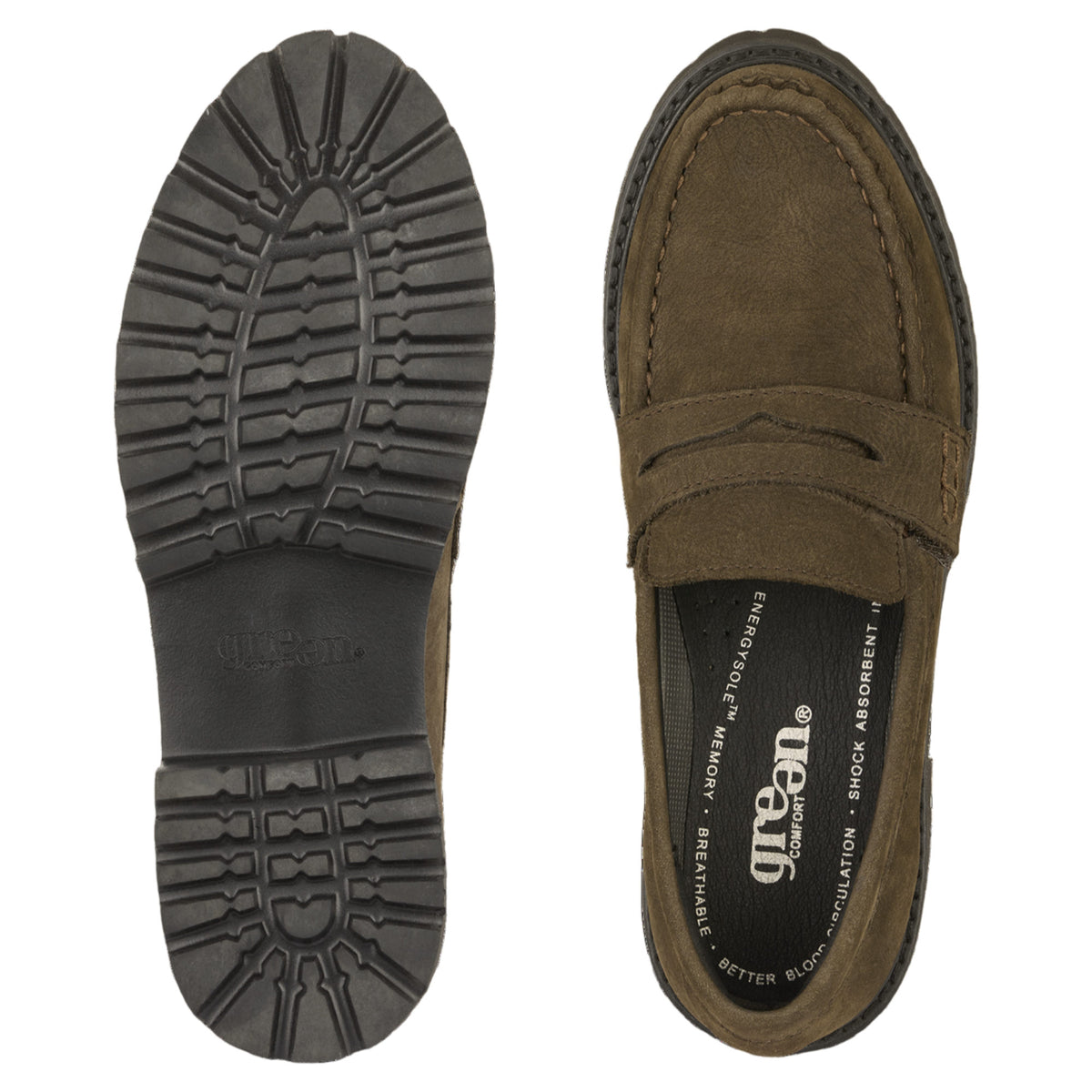 BERLIN BILLIE loafers, kvinder, brun