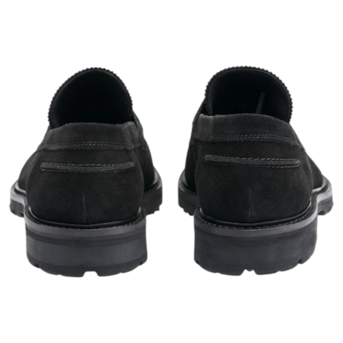 SELECT 240 loafers, herre- sort ruskind