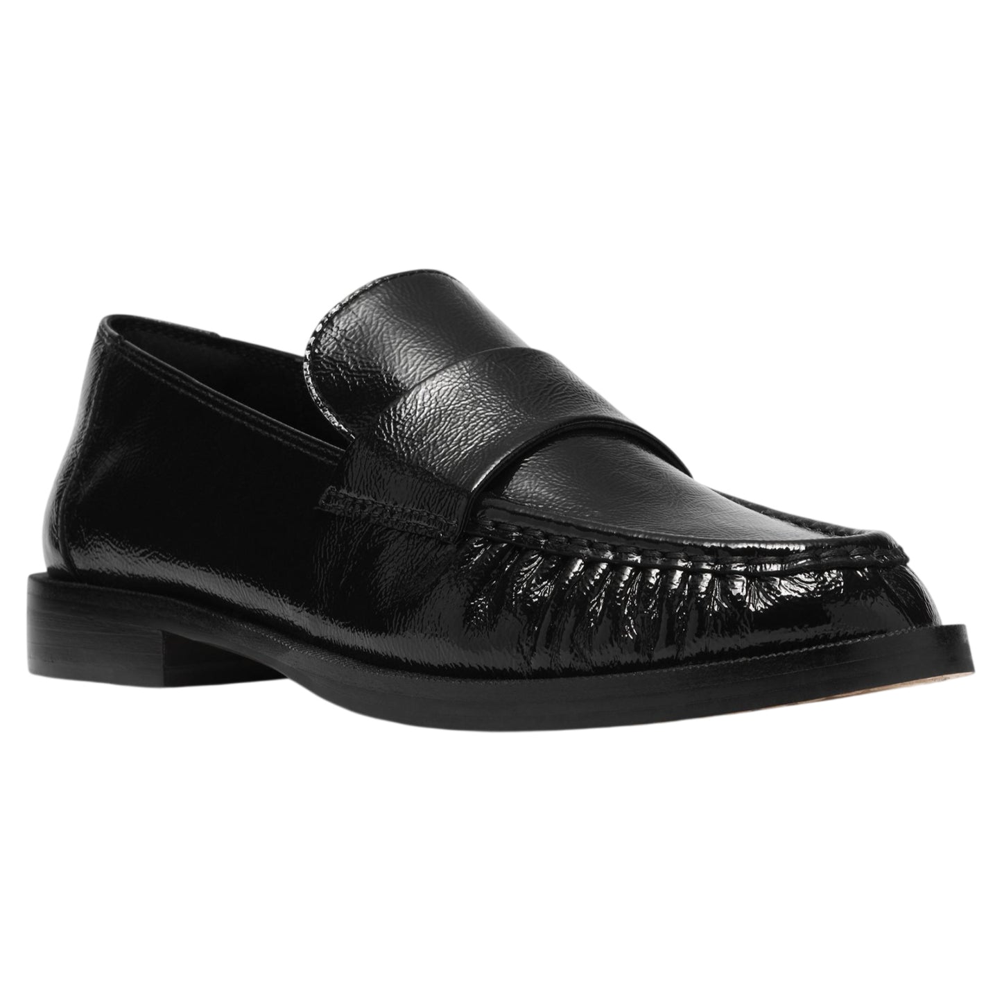 Straven2 Step loafers, kvinder, sort lak