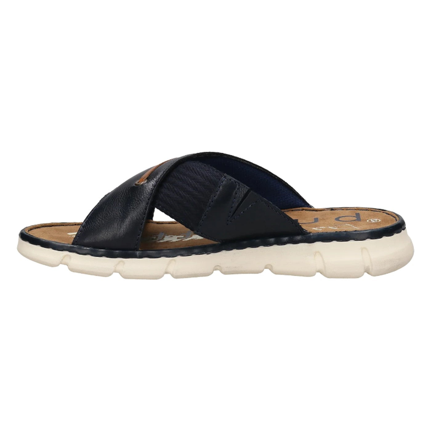 Flade sandaler, herre, mørkeblå
