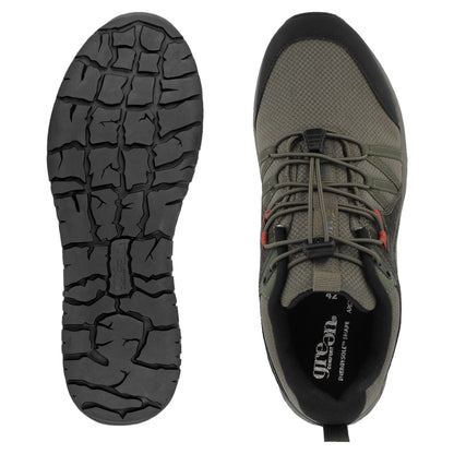 PATH PELLE sneakers, herre, oliven grøn