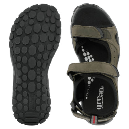 VARBERG VINCE vandresandaler, herre, oliven