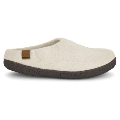 WOOL TIBET Hjemmesko, kvinder, off white