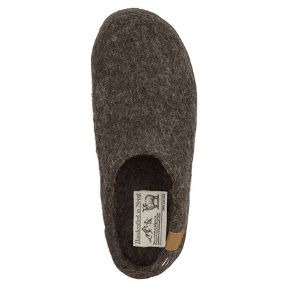 WOOL TIBET Hjemmesko, herre, brun