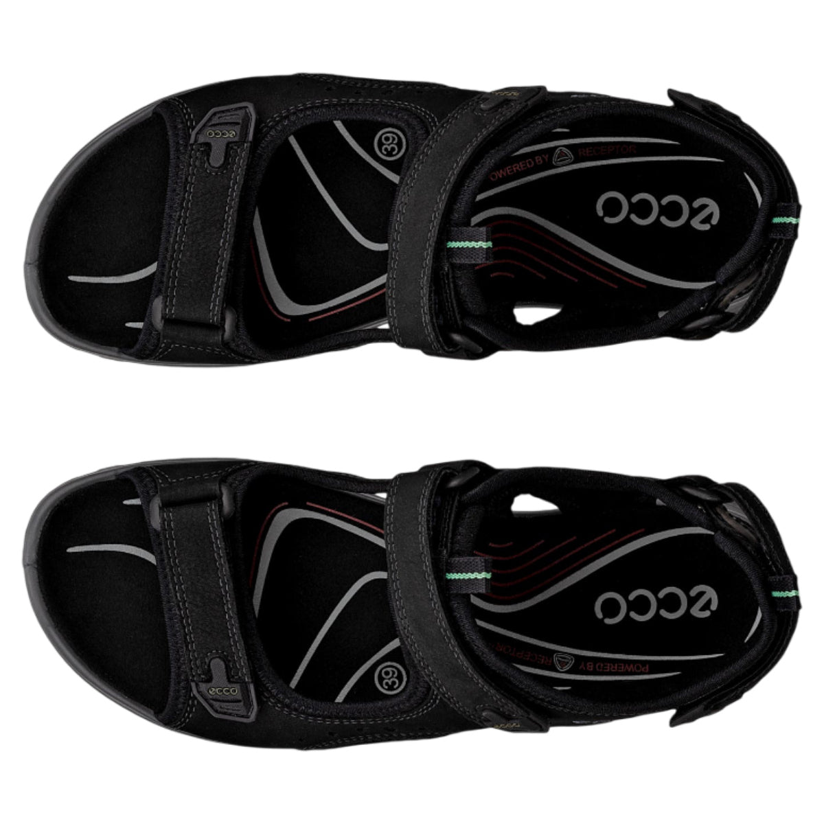 Offroad vandresandaler, kvinder, sort