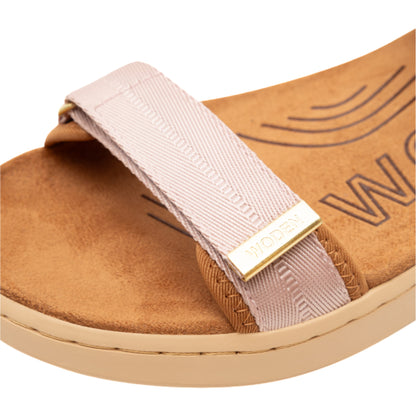 Line flade sandaler, kvinder, blush