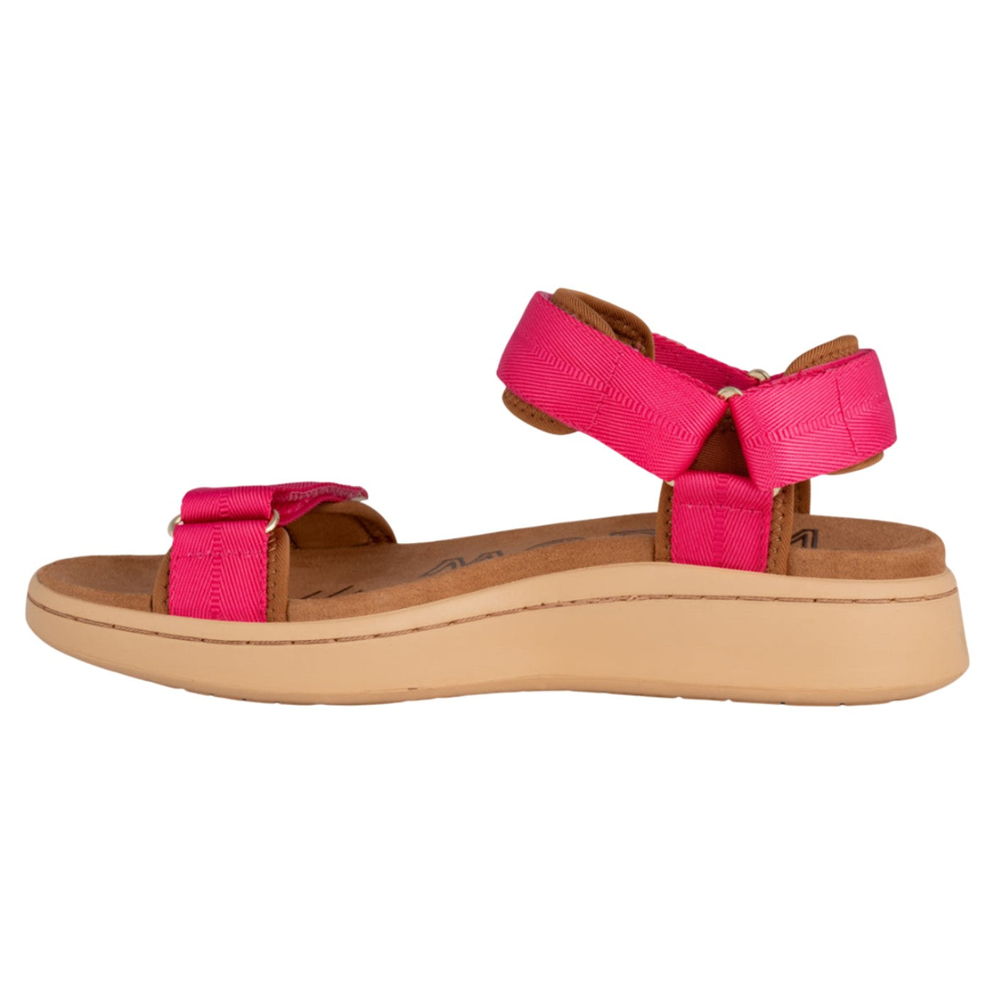 Line Flade sandaler, kvinder, pitaya