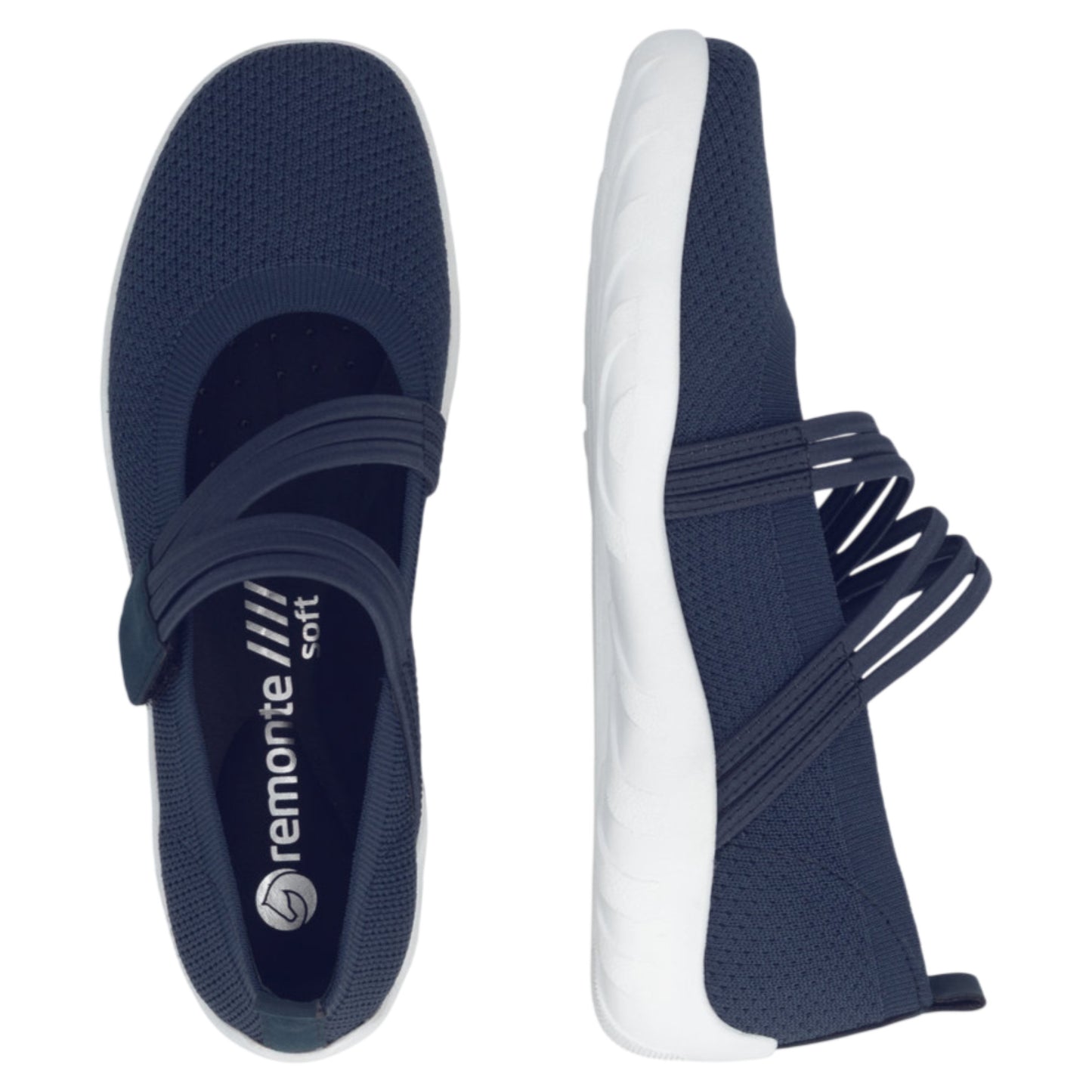 Slip-ons, kvinder, ocean blå