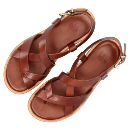 Flade sandaler, kvinder, brun