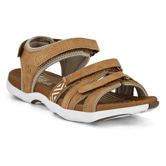 CORSICA CAIA, Vandresandaler, kvinder, cognac brun