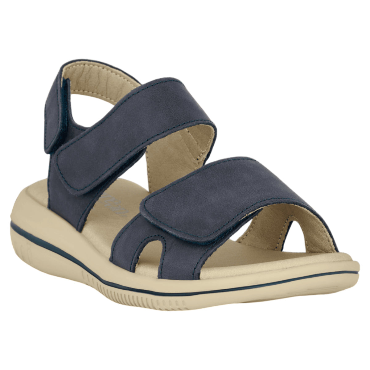 LEAF LUCY flade sandaler, kvinder, marine