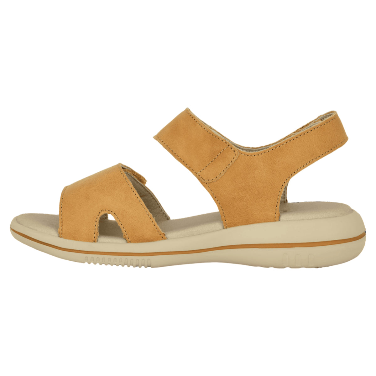 LEAF LUCY flade sandaler, kvinder, gul