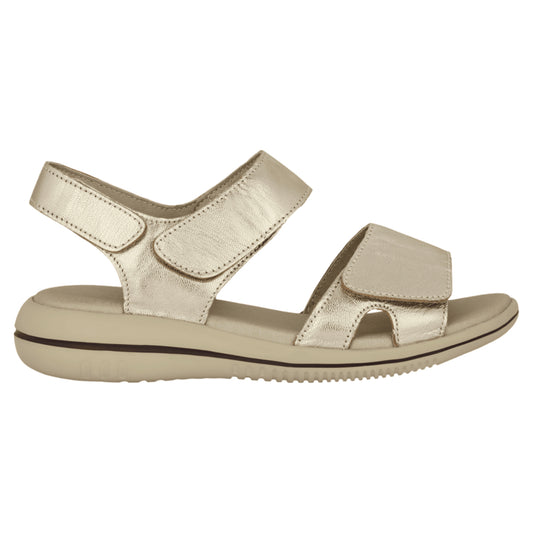 LEAF LIVA flade sandaler, kvinder, guld
