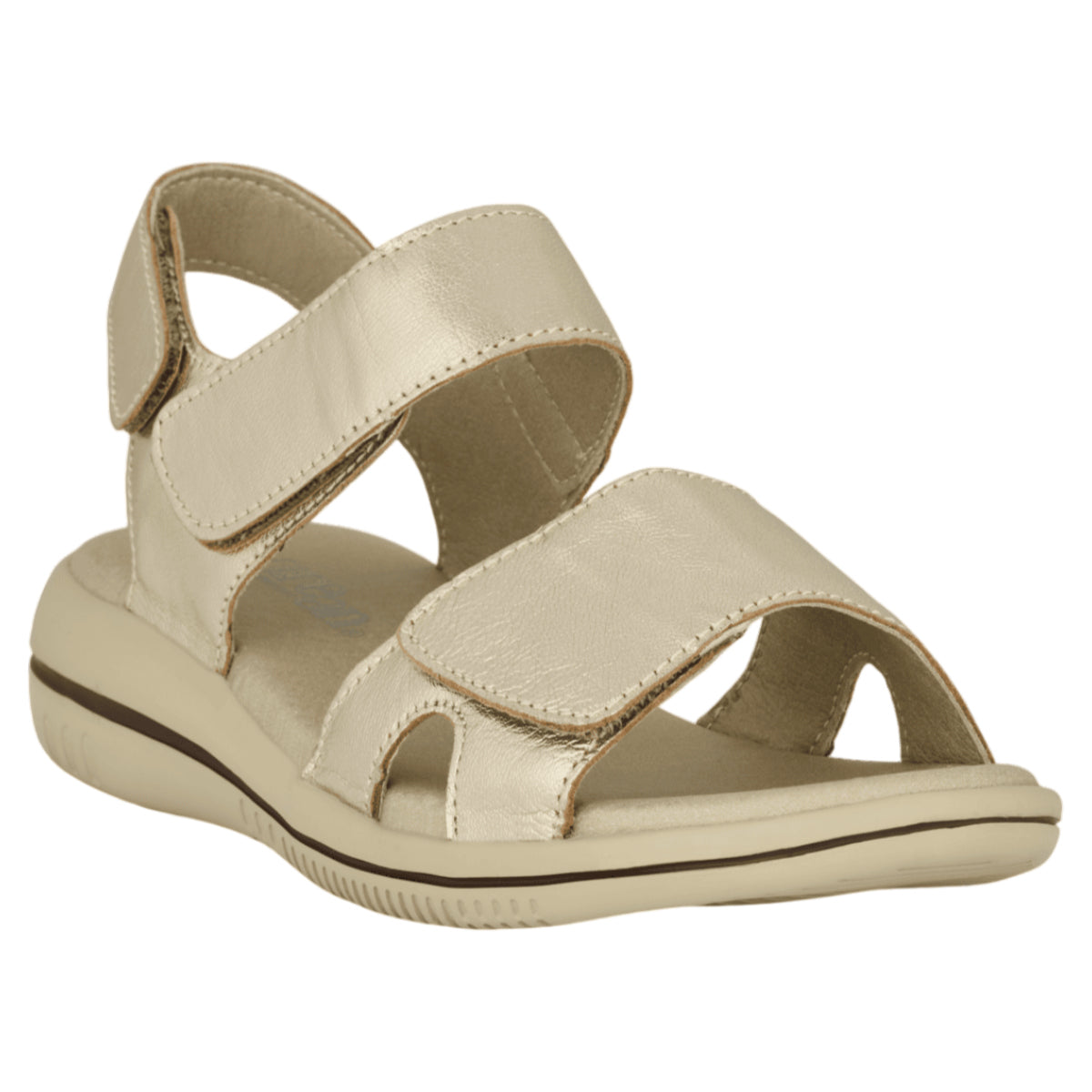 LEAF LIVA flade sandaler, kvinder, guld