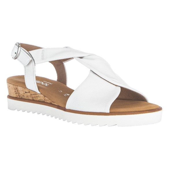 Flade sandaler, kvinder, off white