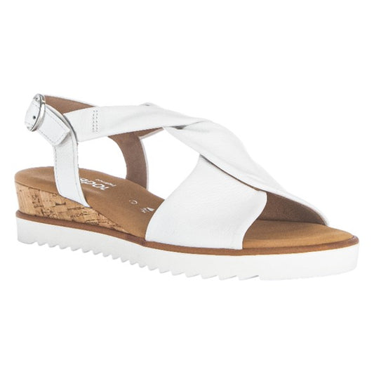 Flade sandaler, kvinder, off white