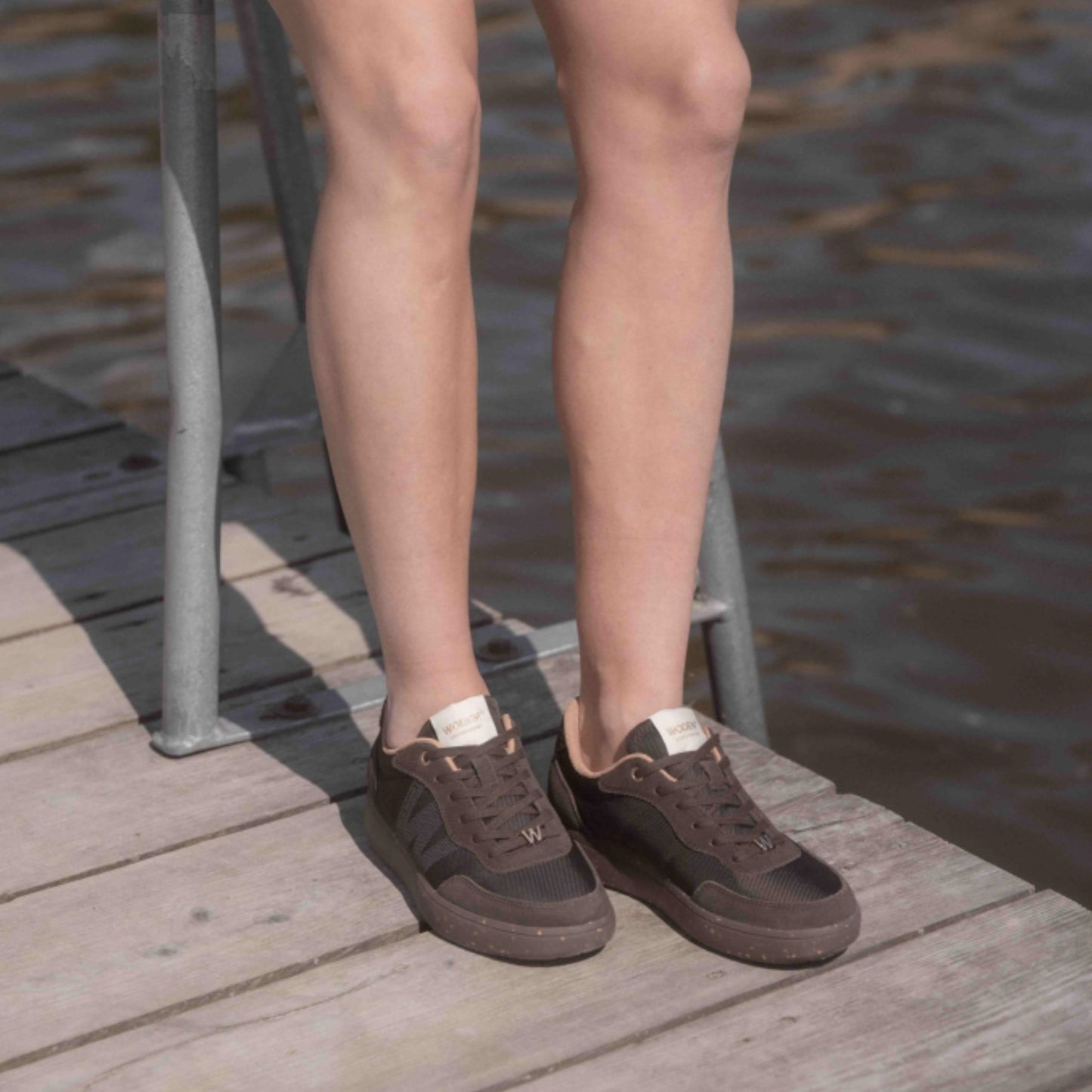 Line sneakers, kvinder, chocolate brun