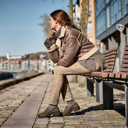 BERLIN BILLIE loafers, kvinder, brun