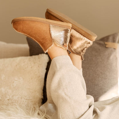 Annie Hjemmesko, kvinder, antique cognac gold