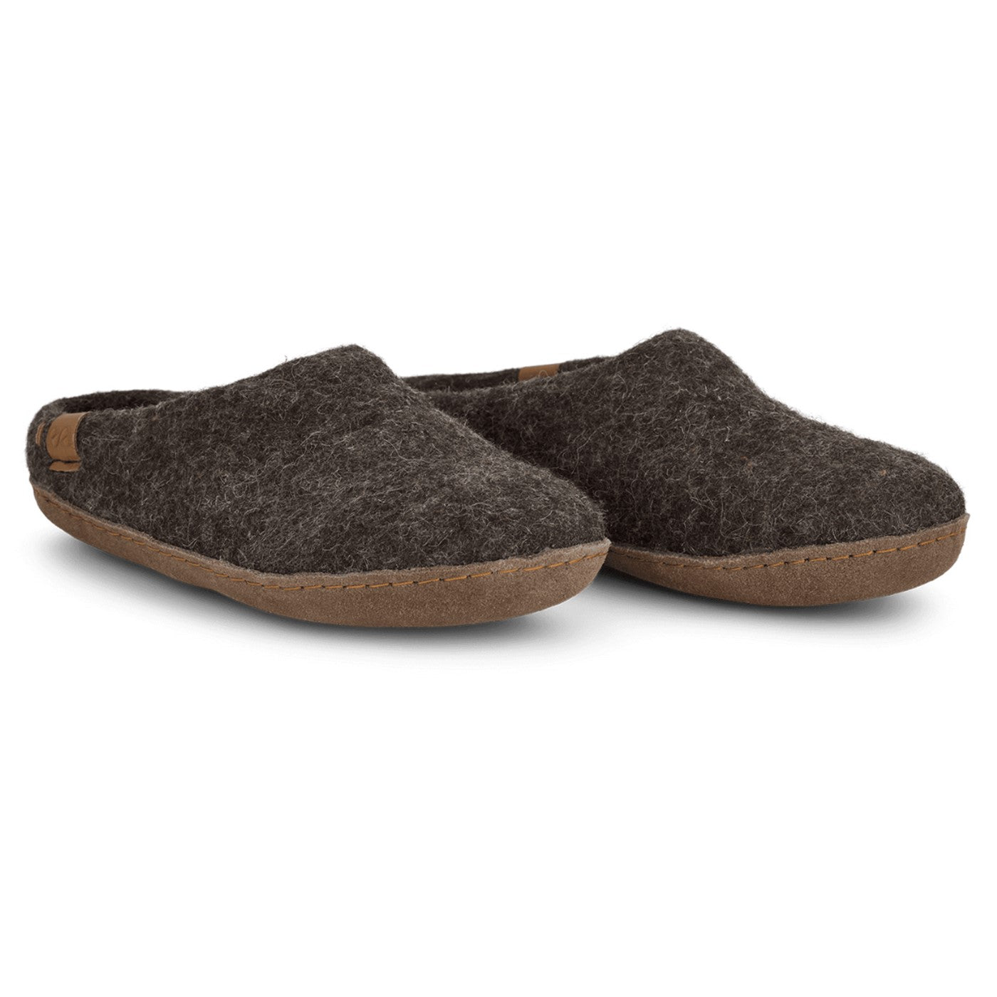 WOOL MAKALU Hjemmesko, herre, brun