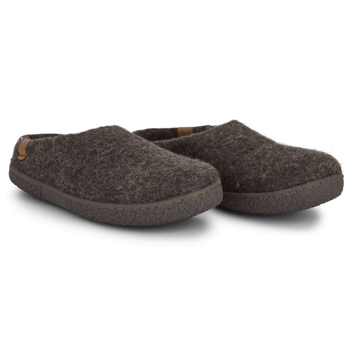WOOL TIBET Hjemmesko, herre, brun