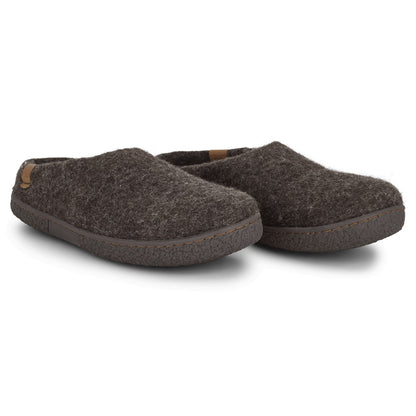 WOOL TIBET Hjemmesko, herre, brun