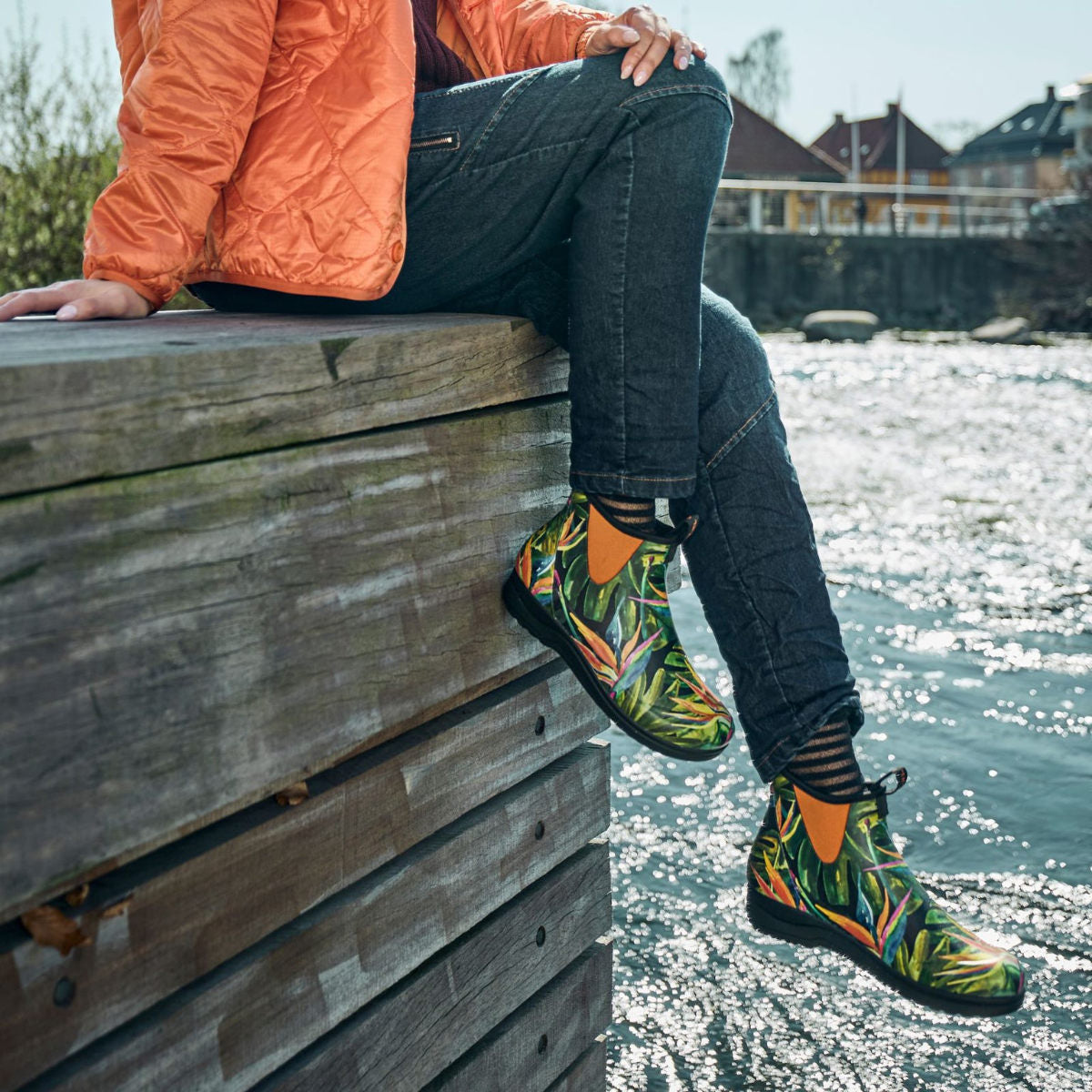 RAIN RAFAELL gummistøvler, kvinder, FLOWER