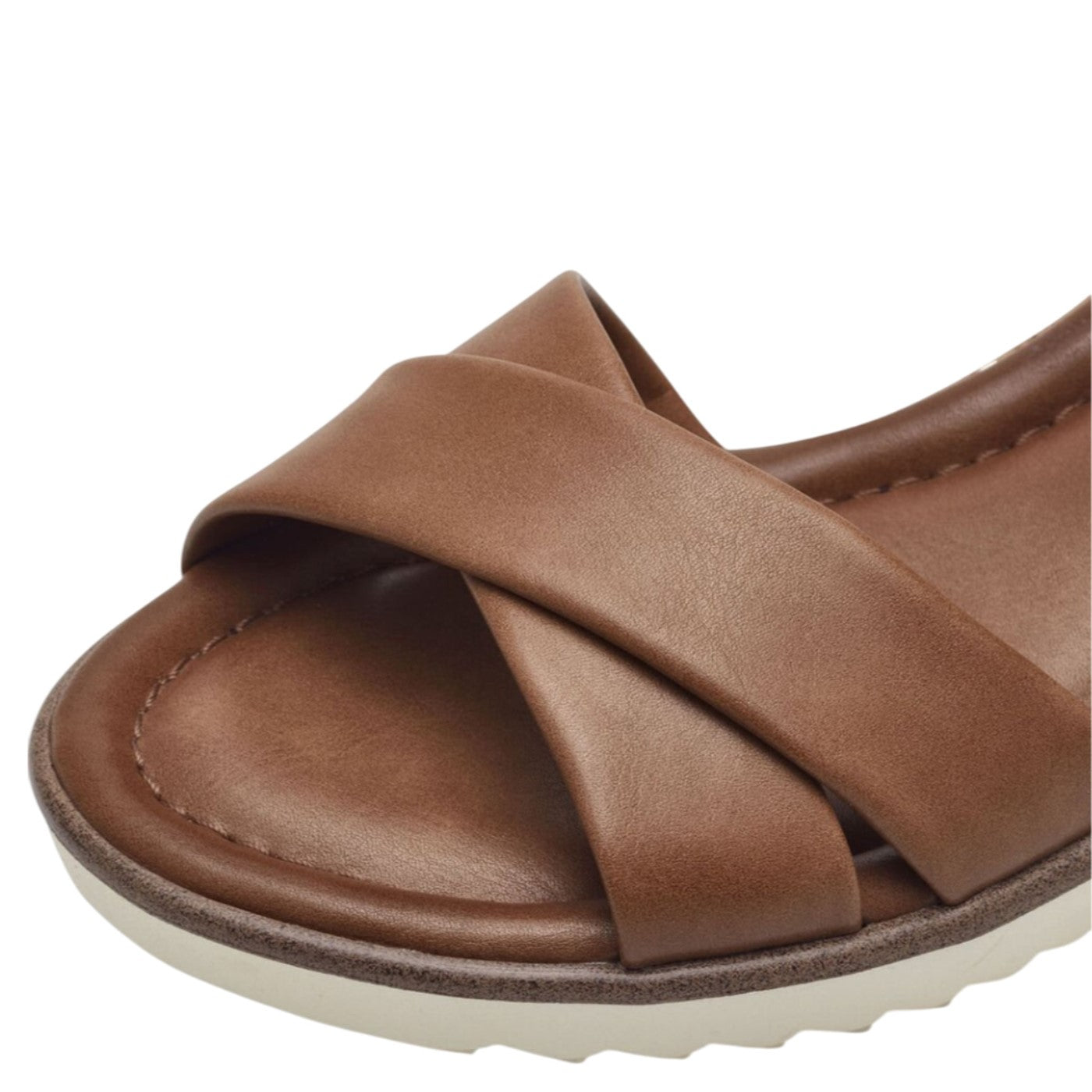 Flade sandaler, kvinder, brun