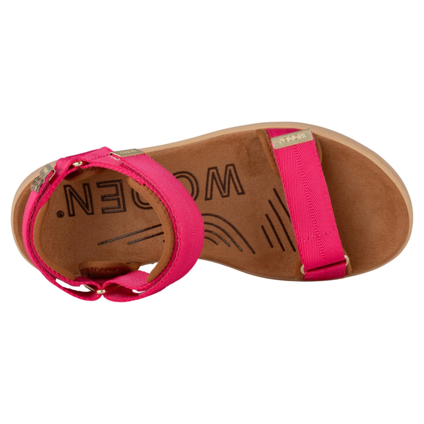 Line Flade sandaler, kvinder, pitaya