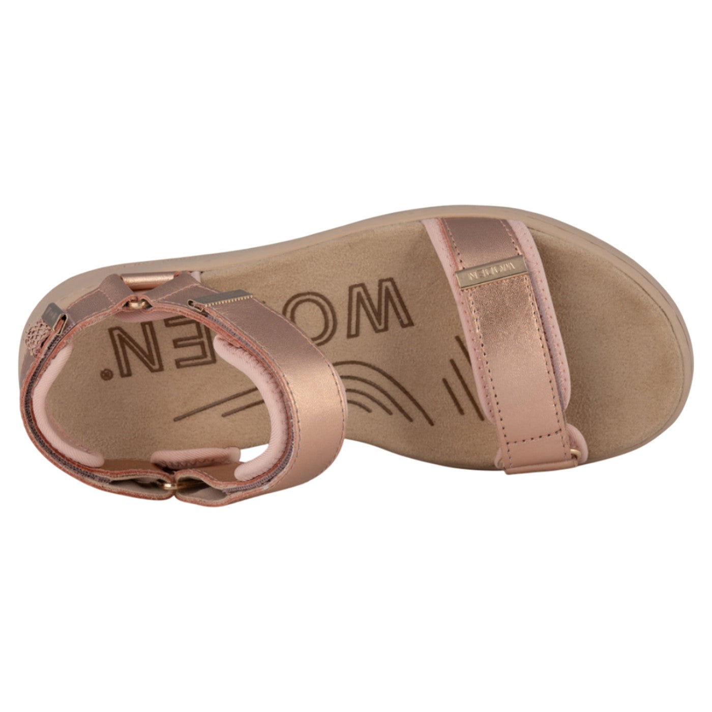 Line Flade sandaler, kvinder, rose