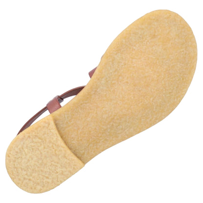 Flade sandaler, kvinder, brun