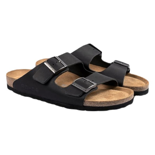 Sunnys Flade sandaler, herre, sort