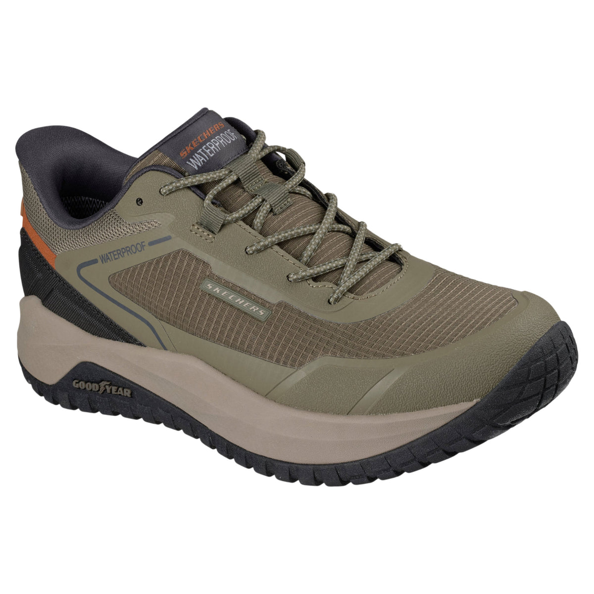 Badger - Koda - Waterproof sneakers, herre, oliven grøn