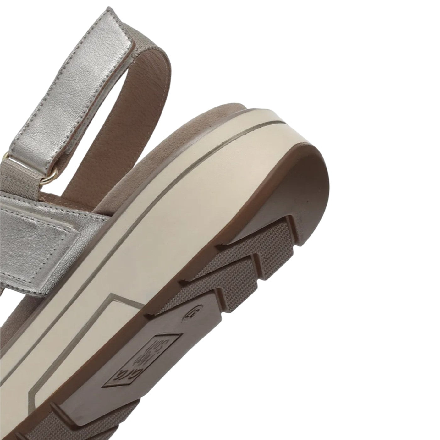 Lucca Flade sandaler, kvinder, silver