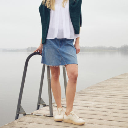 Line sneakers, kvinder, ivory beige