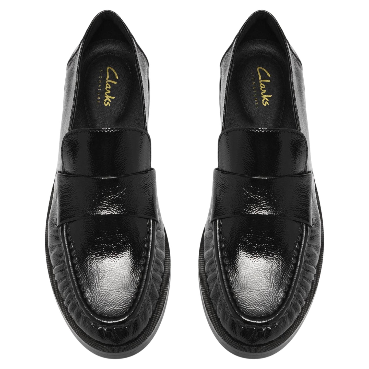 Straven2 Step loafers, kvinder, sort lak