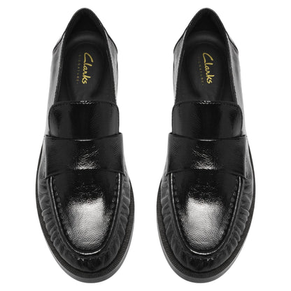 Straven2 Step loafers, kvinder, sort lak