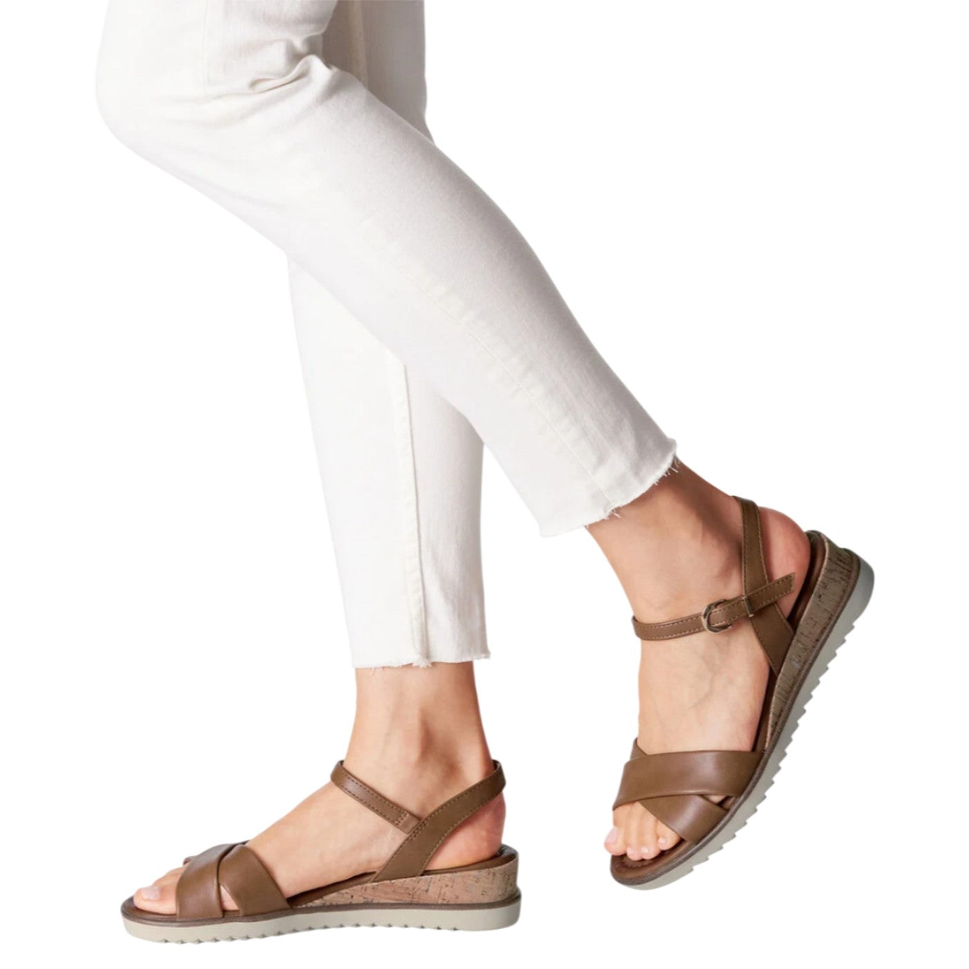 Flade sandaler, kvinder, brun