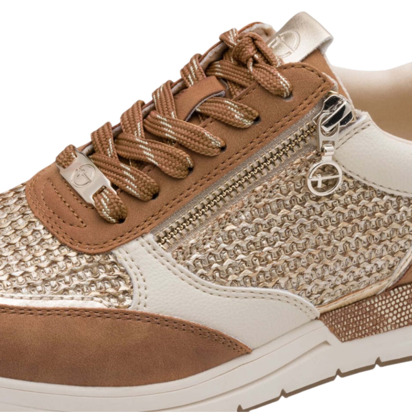 Sneakers, kvinder, cognac