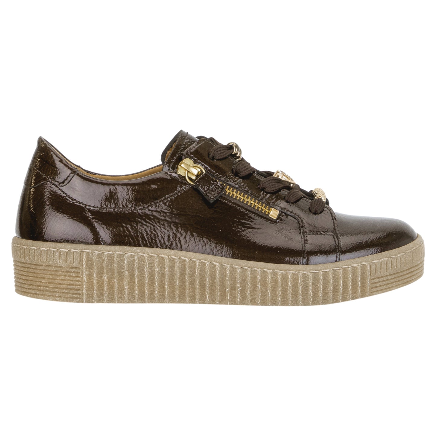 Sneakers, kvinder, mocca brun