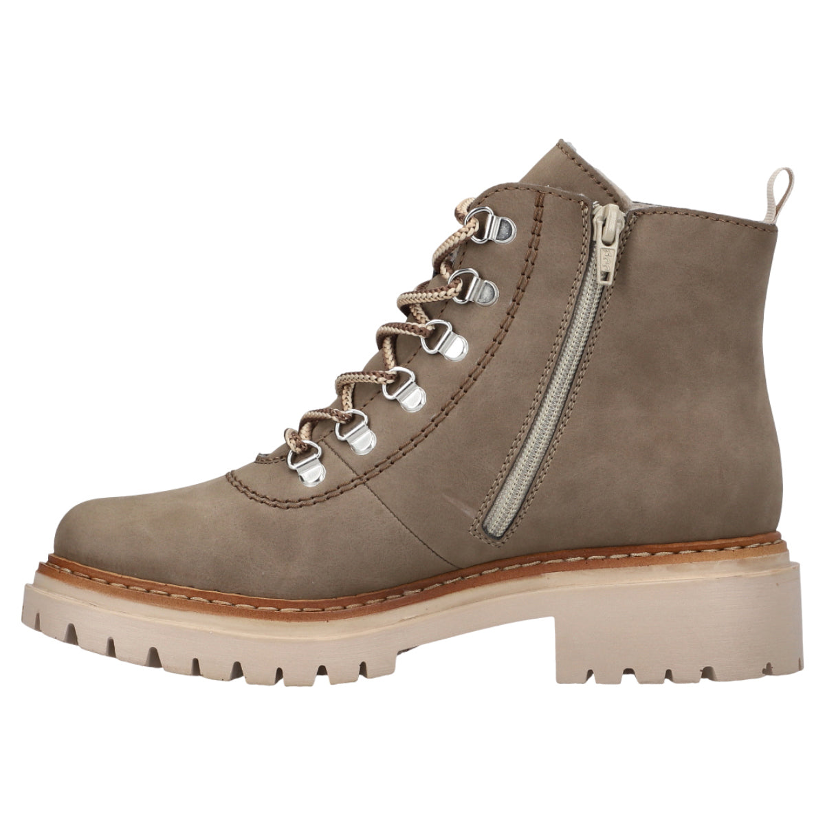 Støvler med foer, kvinder, beige