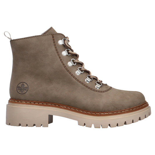 Støvler med foer, kvinder, beige