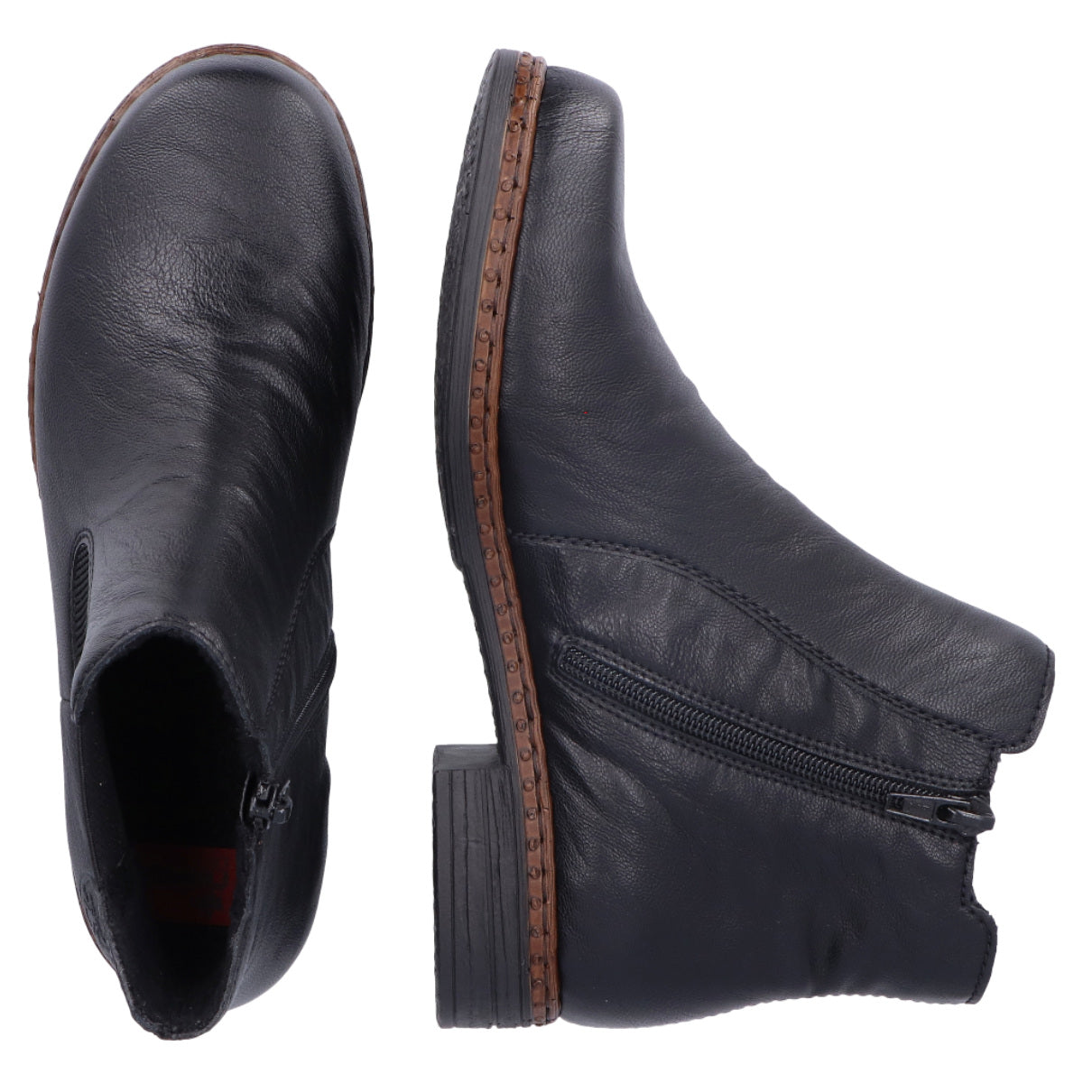 Klassiske støvletter, kvinder, sort