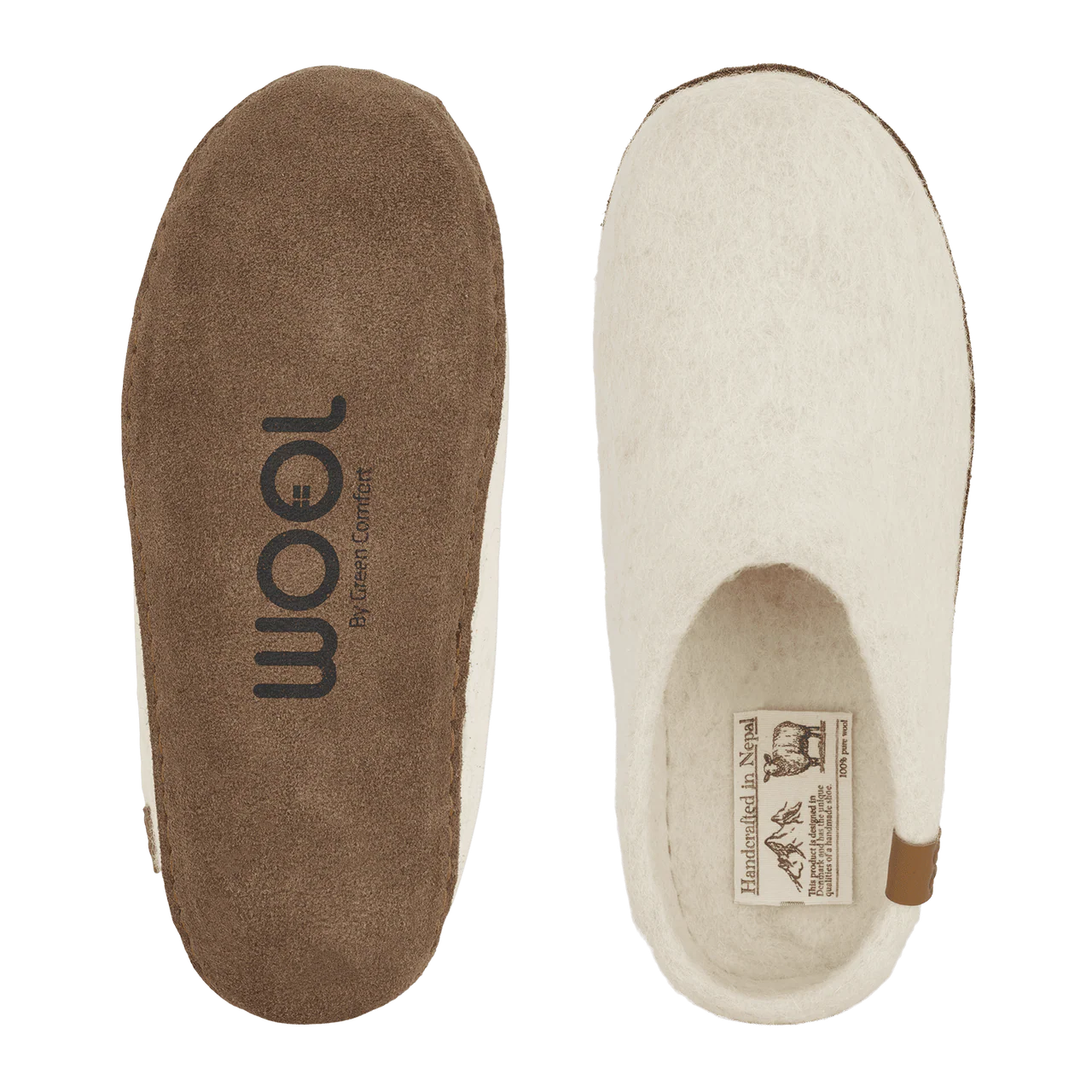 WOOL MAKALU hjemmesko, kvinder- hvid