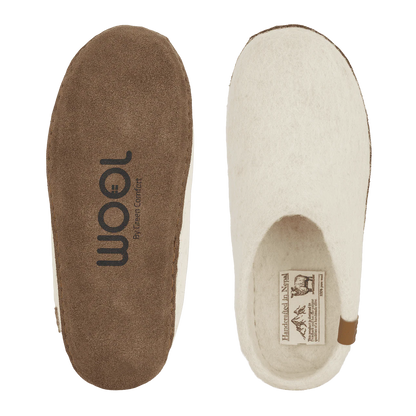 WOOL MAKALU hjemmesko, kvinder- hvid