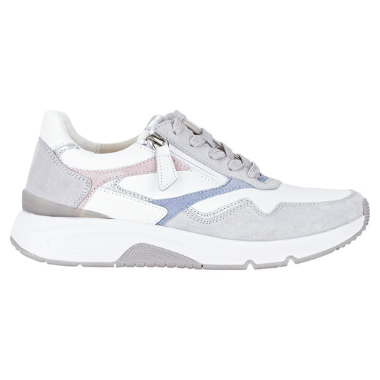 Sneakers, kvinder, hvid / grå / pastel